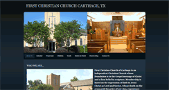 Desktop Screenshot of firstchristiancarthage.com